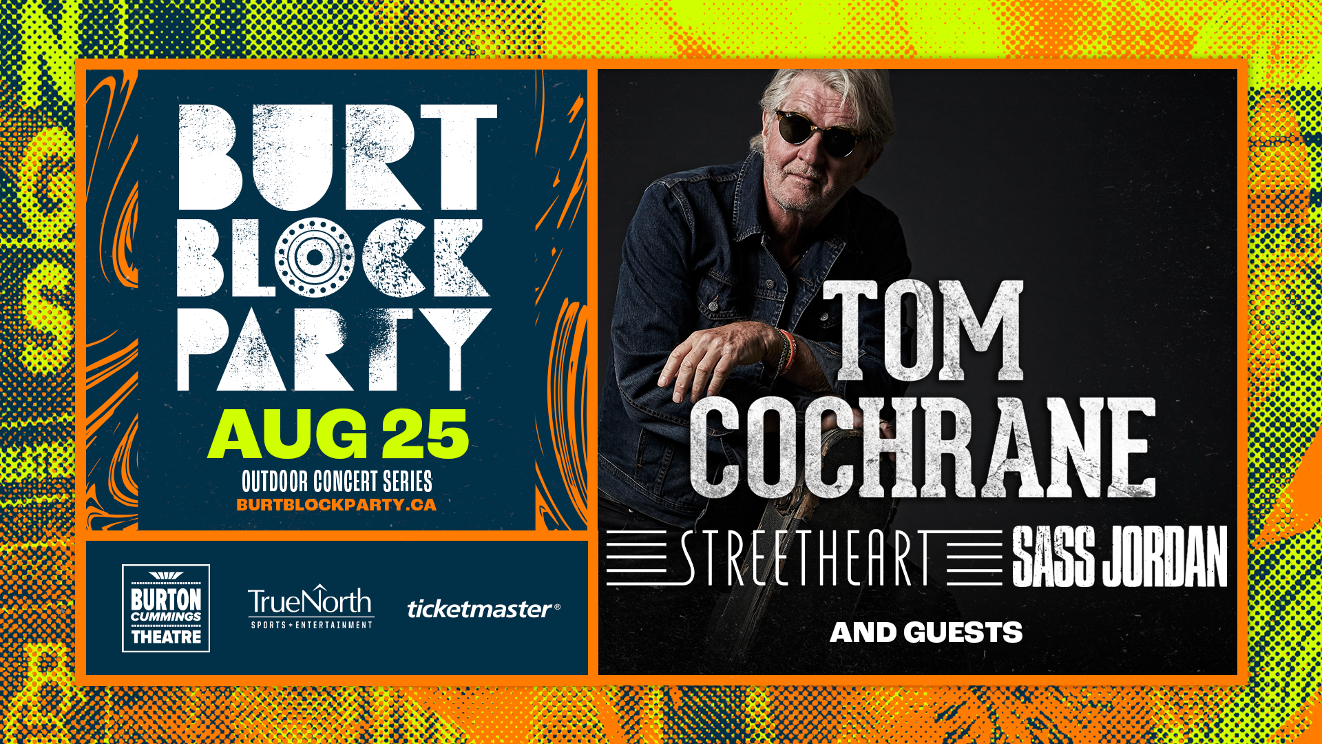 Burt Block Party Tom Cochrane
