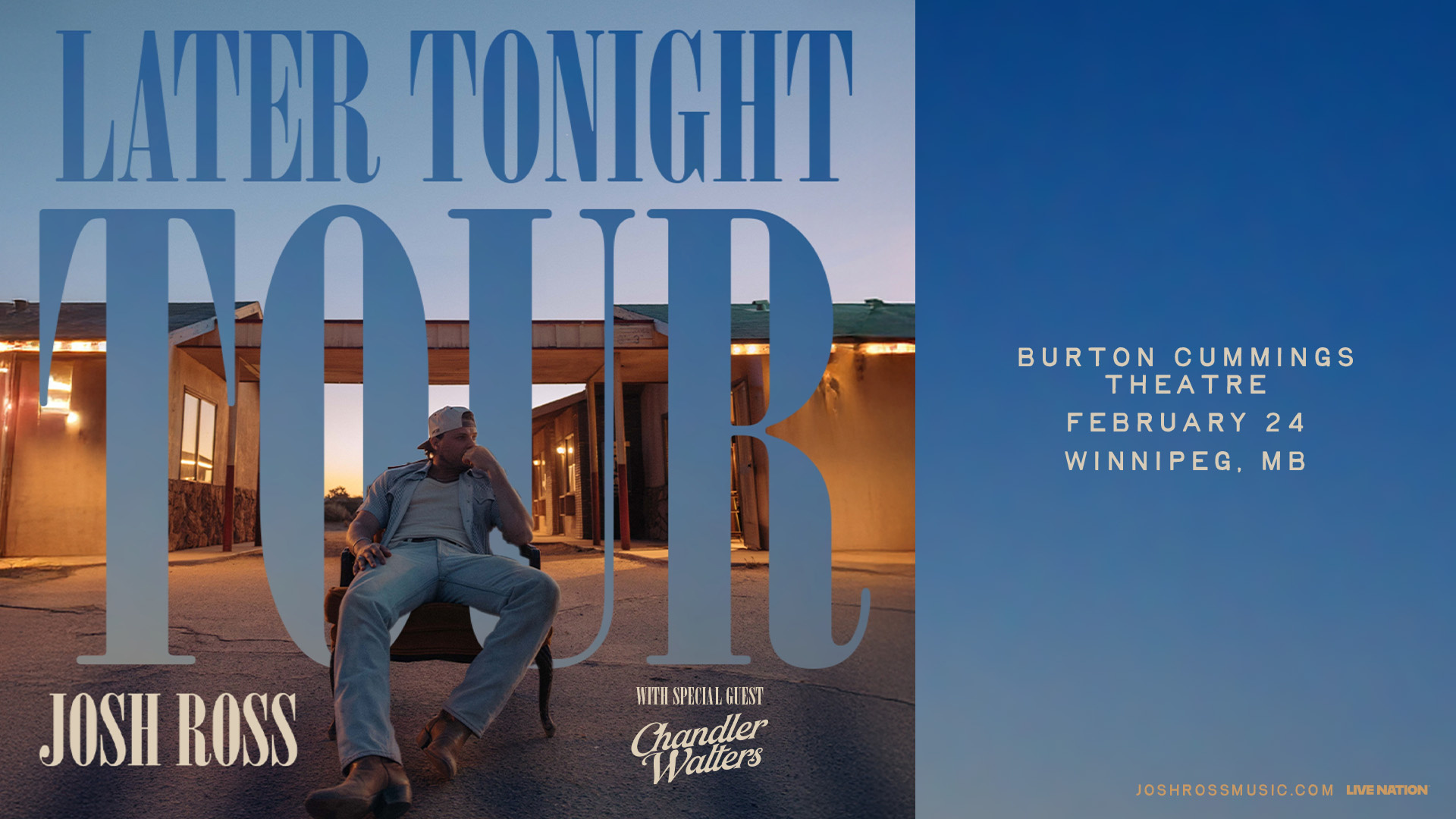 Later Tonight Tour Josh Ross at the Burt February 24