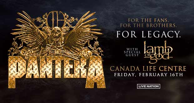 Pantera - Canada Life Centre : Canada Life Centre