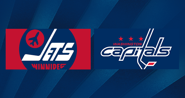 jets heritage logo and capitals logo