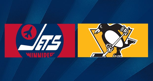 jets heritage logo and penguins logo