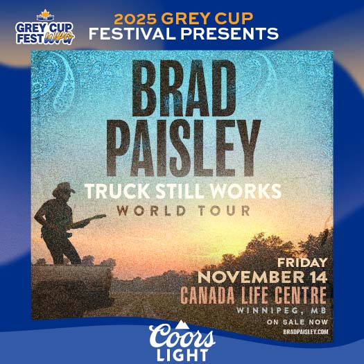 クラブ SQUAD BG-330 TOUR ISSUE Brad Paisley - Canada Life Centre : Canada Life Centre