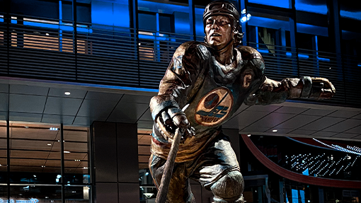 Dale Hawerchuk Statue Unveiling